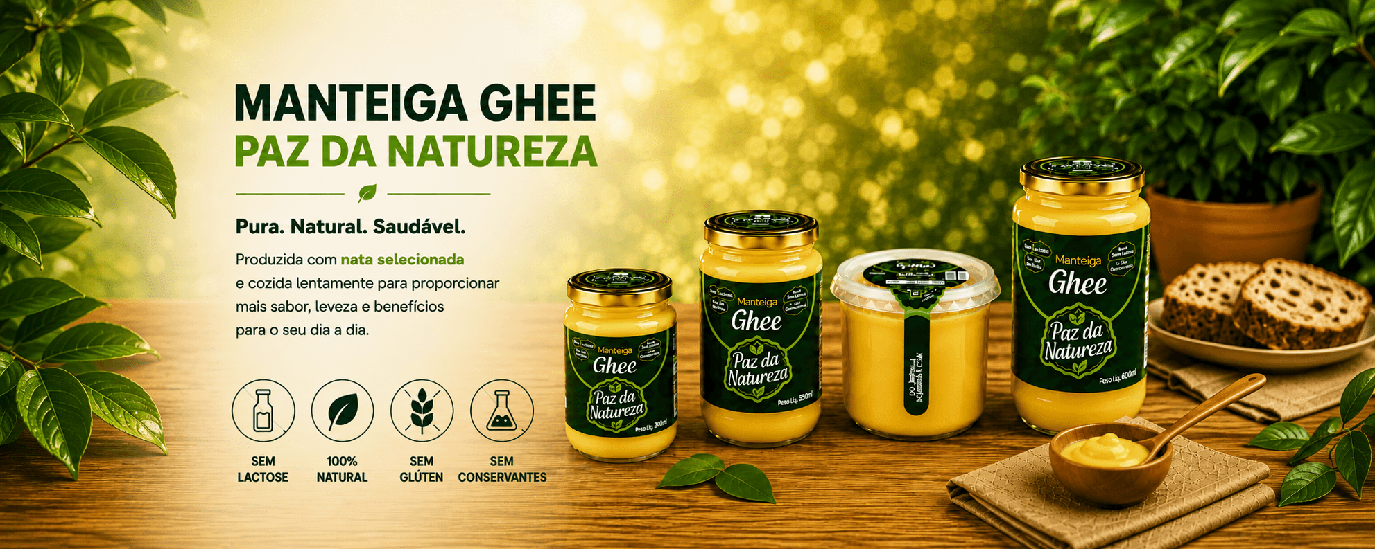 Manteiga Ghee Paz da Natureza